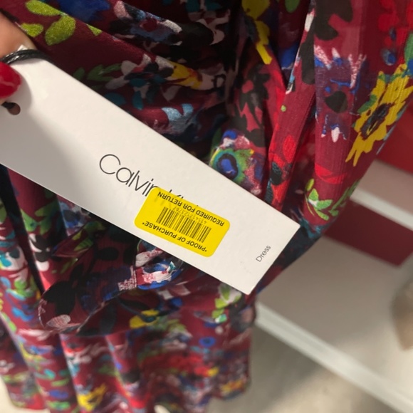 Calvin Klein Floral Multicolor Dress - Picture 4 of 4